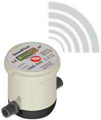 SmartFlow water meter with AMR